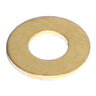 1/4" x 17/64" x 9/16" Brass S Pattern Flat Washers