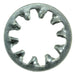 1/4" x 31/64" Zinc Plated Grade 2 Steel Internal Tooth Lock Washers