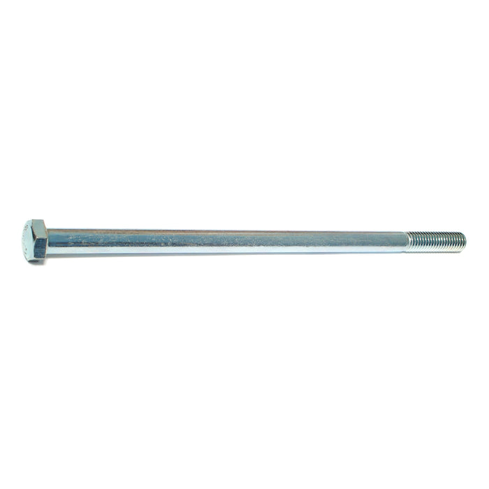 3/8"-16 x 8" Zinc Plated Grade 2 / A307 Steel Coarse Thread Hex Bolts