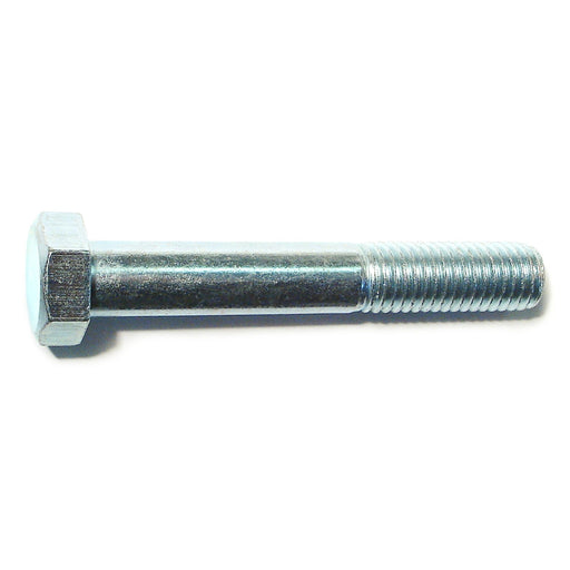 5/8"-11 x 4" Zinc Plated Grade 2 / A307 Steel Coarse Thread Hex Bolts