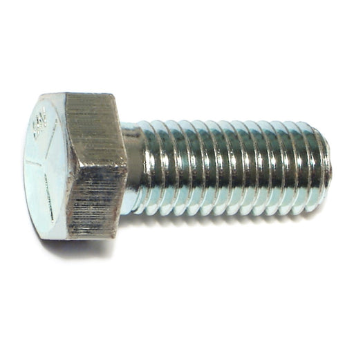 5/8"-11 x 1-1/2" Zinc Plated Grade 5 Steel Coarse Thread Hex Cap Screws