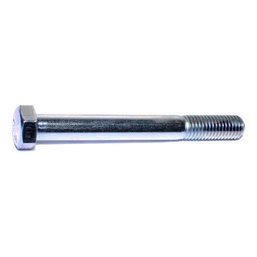 5/8"-11 x 5-1/2" Zinc Plated Grade 5 Steel Coarse Thread Hex Cap Screws