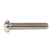 #8-32 x 1" 18-8 Stainless Steel Coarse Thread Slotted Round Head Machine Screws