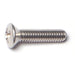 #8-32 x 3/4" 18-8 Stainless Steel Coarse Thread Phillips Oval Head Machine Screws