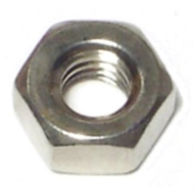 1/4"-20 18-8 Stainless Steel Coarse Thread Hex Nuts