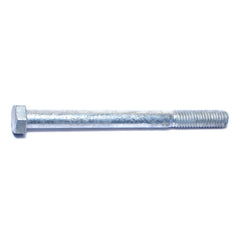 3/8"-16 x 4-1/2" Hot Dip Galvanized Steel Coarse Thread Hex Cap Screws