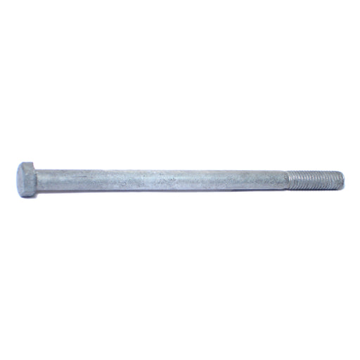 3/8"-16 x 6-1/2" Hot Dip Galvanized Steel Coarse Thread Hex Cap Screws