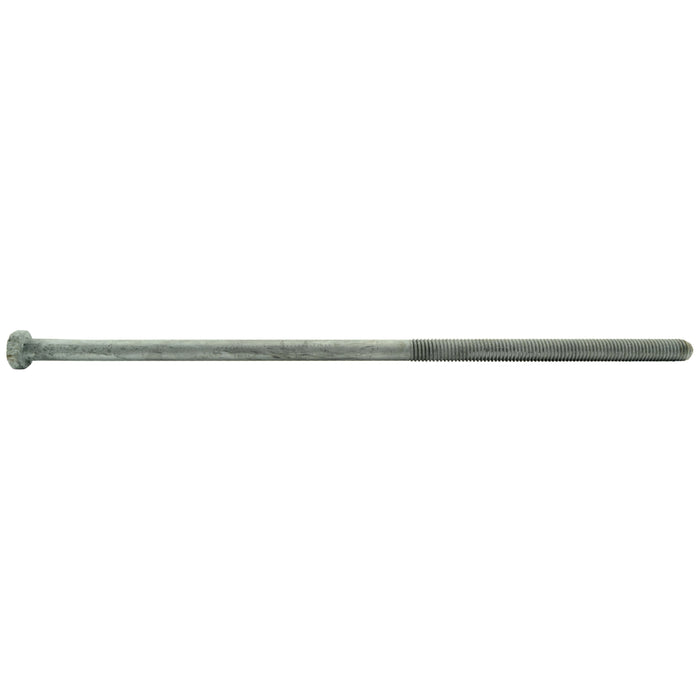 1/2"-13 x 14" Hot Dip Galvanized Steel Coarse Thread Hex Cap Screws