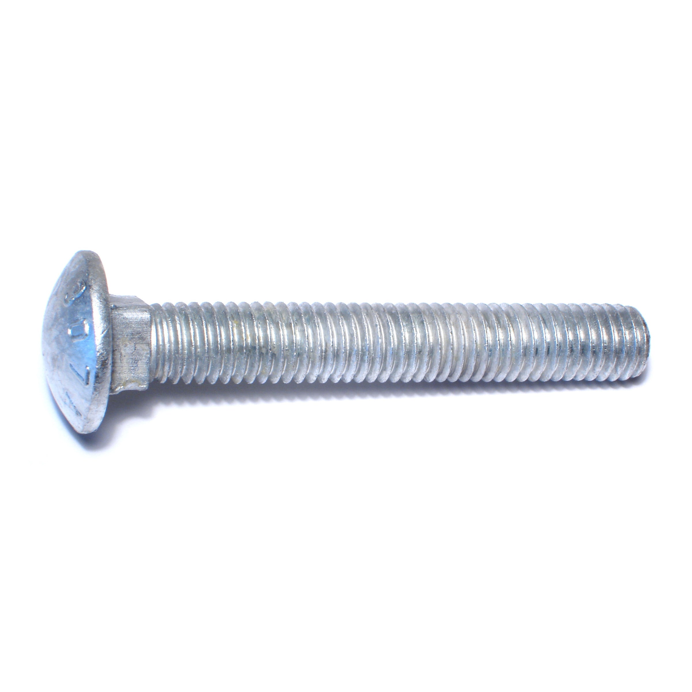 1/2"-13 x 3-1/2" Hot Dip Galvanized Grade 2 / A307 Steel Coarse Thread Carriage Bolts