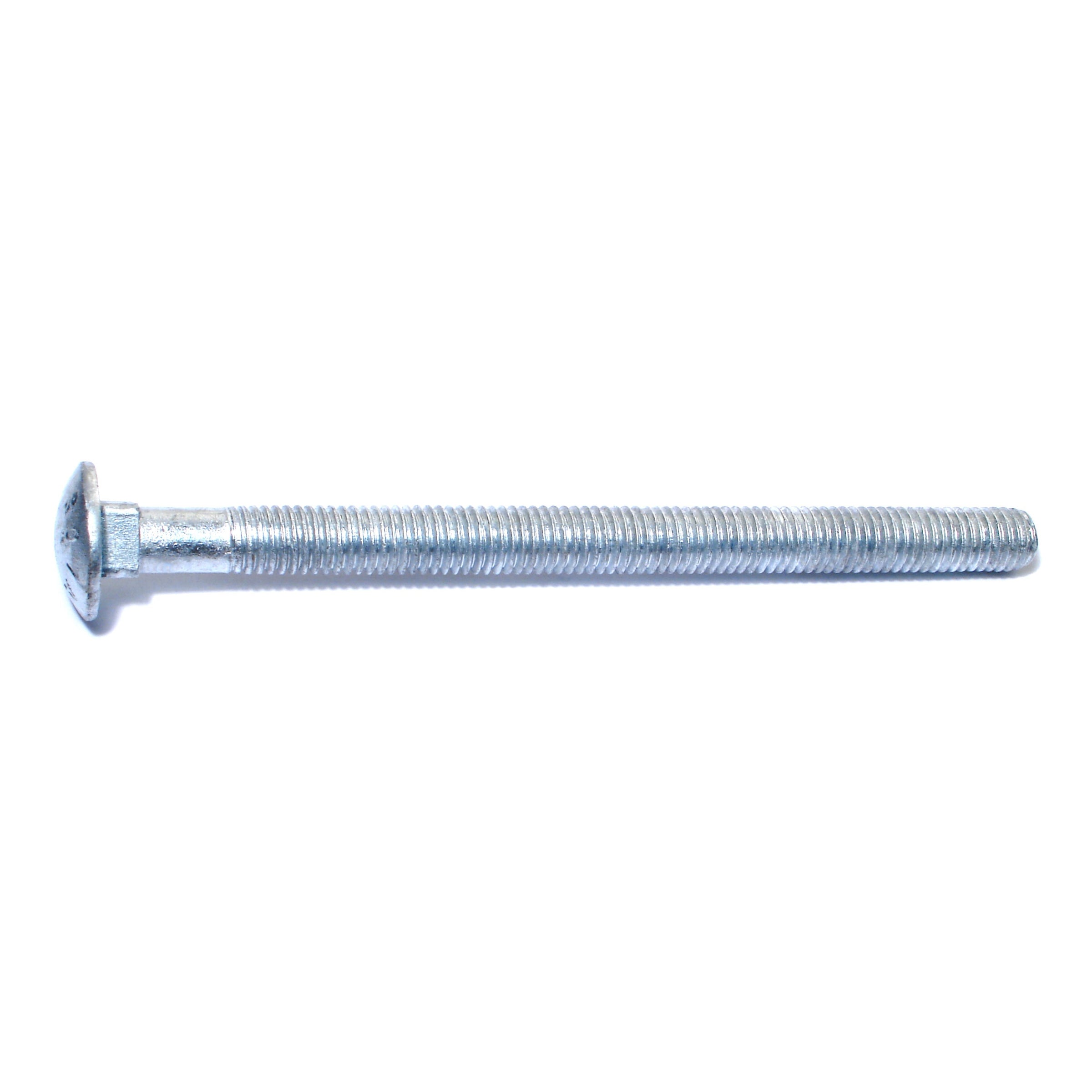1/2"-13 x 7" Hot Dip Galvanized Grade 2 / A307 Steel Coarse Thread Carriage Bolts