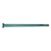 1/4"-20 x 5-1/2" Green Rinsed Zinc Plated Grade 5 Steel Coarse Thread Hex Cap Screws