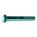 5/16"-18 x 2-1/2" Green Rinsed Zinc Plated Grade 5 Steel Coarse Thread Hex Cap Screws