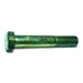 1"-8 x 6" Green Rinsed Zinc Plated Grade 5 Steel Coarse Thread Hex Cap Screws