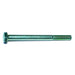 1/4"-28 x 3" Green Rinsed Zinc Plated Grade 5 Steel Fine Thread Hex Cap Screws