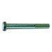 5/16"-24 x 3" Green Rinsed Zinc Plated Grade 5 Steel Fine Thread Hex Cap Screws