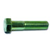 9/16"-18 x 2-1/2" Green Rinsed Zinc Plated Grade 5 Steel Fine Thread Hex Cap Screws