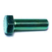 5/8"-18 x 2" Green Rinsed Zinc Plated Grade 5 Steel Fine Thread Hex Cap Screws