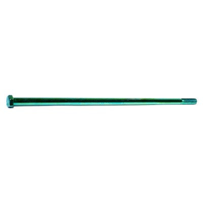 3/8"-16 x 12" Green Rinsed Zinc Plated Grade 5 Steel Coarse Thread Hex Cap Screws