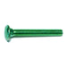 7/16"-14 x 3-1/2" Green Rinsed Zinc Plated Grade 5 Steel Coarse Thread Carriage Bolts