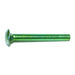 1/2"-13 x 4-1/2" Green Rinsed Zinc Plated Grade 5 Steel Coarse Thread Carriage Bolts