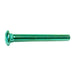5/8"-11 x 6" Green Rinsed Zinc Plated Grade 5 Steel Coarse Thread Carriage Bolts