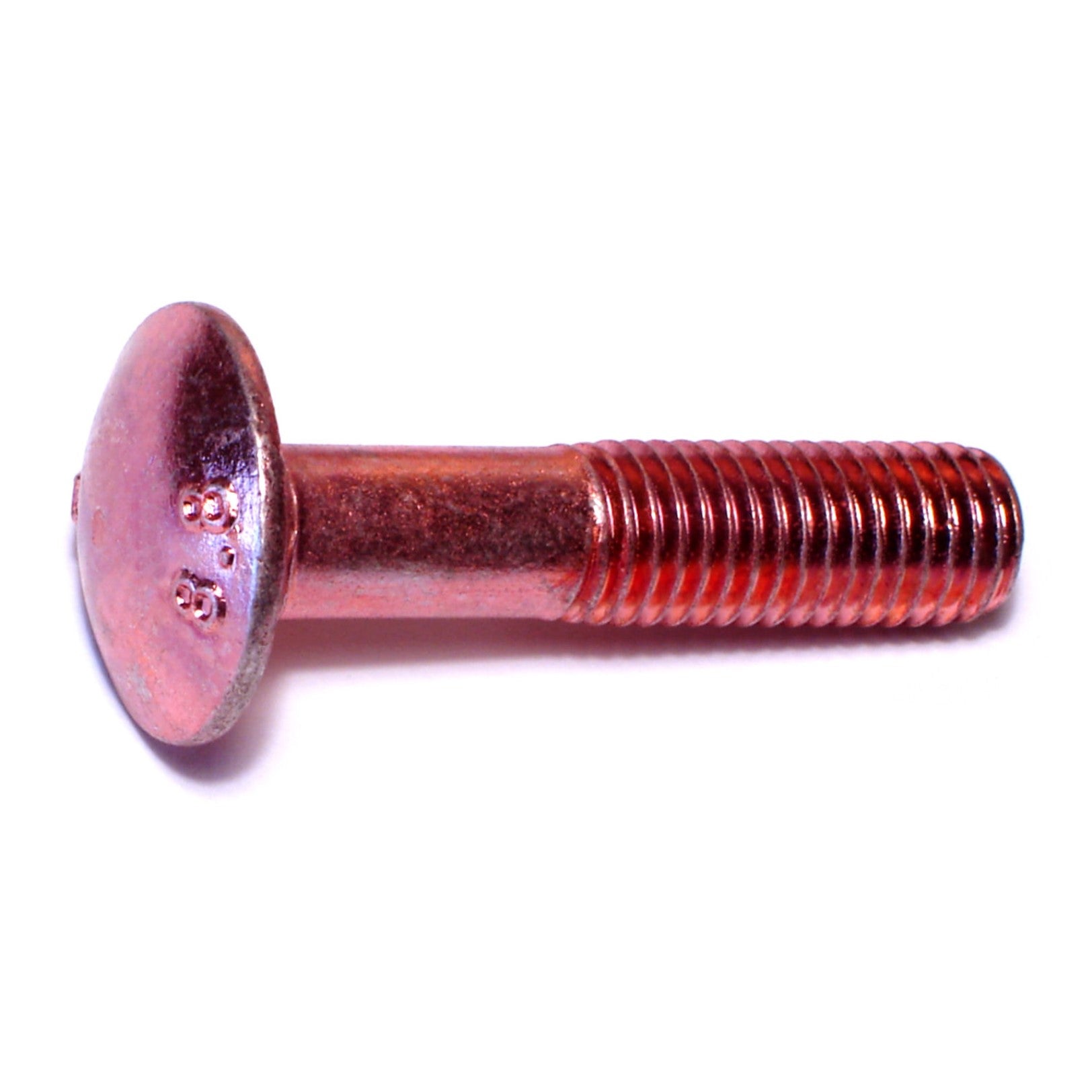 12mm-1.75 x 55mm Zinc Plated Class 8.8 Steel Coarse Thread Carriage Bolts