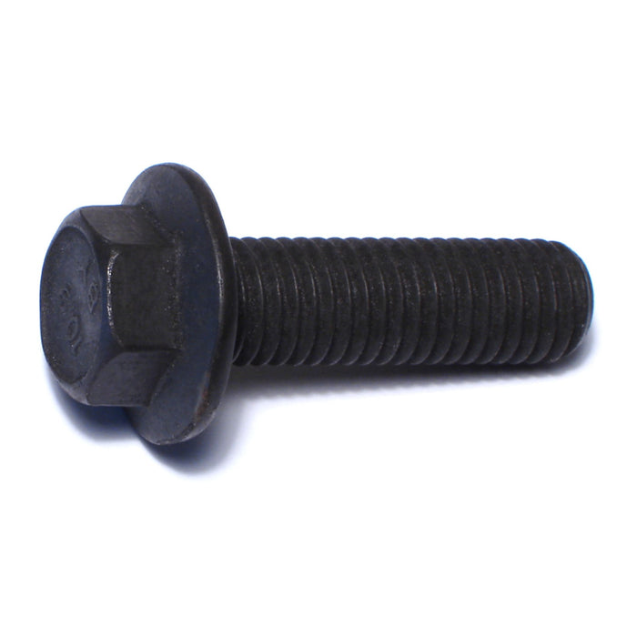 12mm-1.75 x 40mm Black Phosphate Class 10.9 Steel Coarse Thread Hex Washer Head Flange Bolts