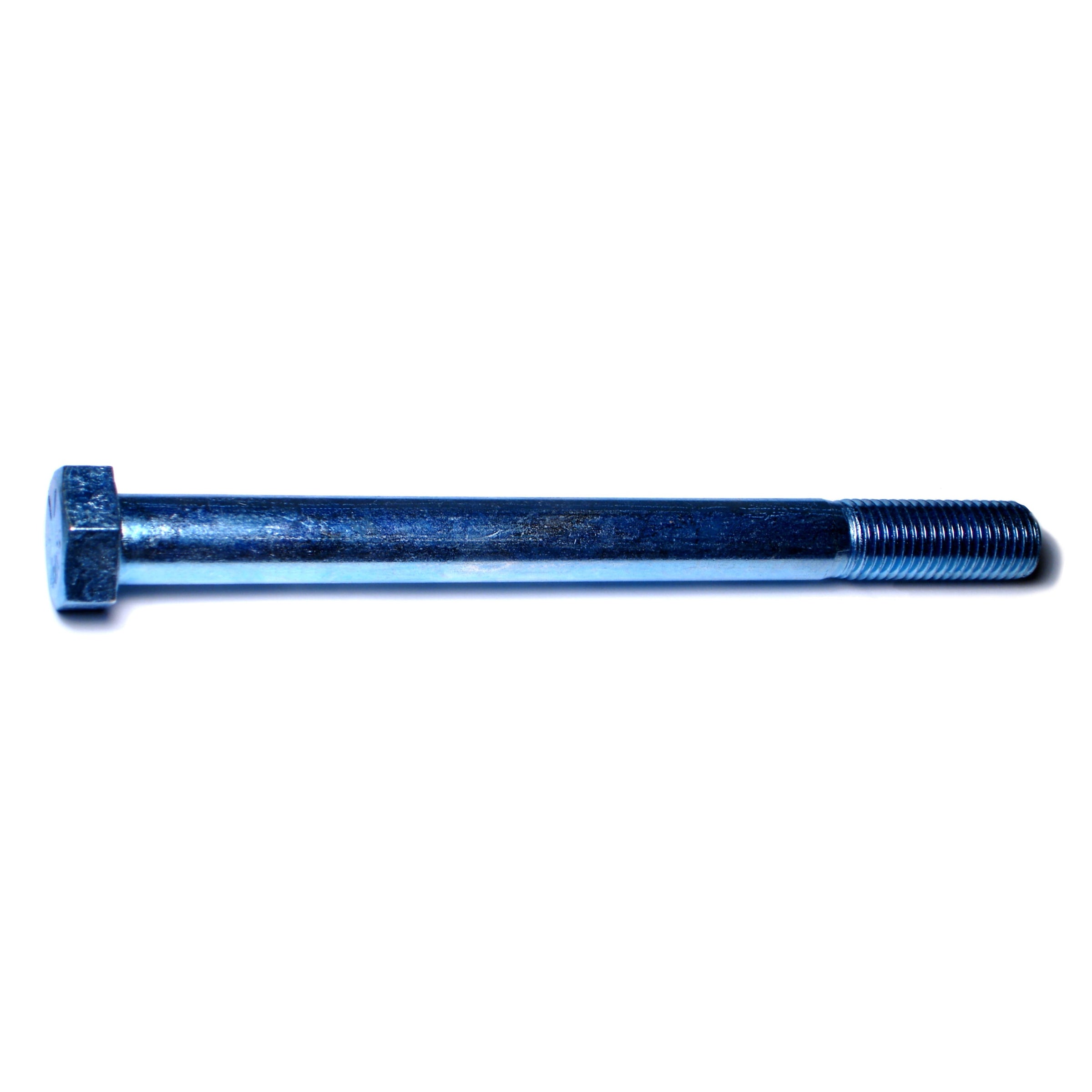 7/8"-9 x 10" Zinc Plated Grade 8 Steel Coarse Thread Hex Cap Screws