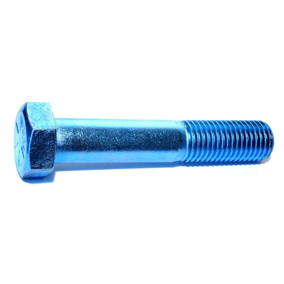 1"-8 x 5-1/2" Zinc Plated Grade 8 Steel Coarse Thread Hex Cap Screws