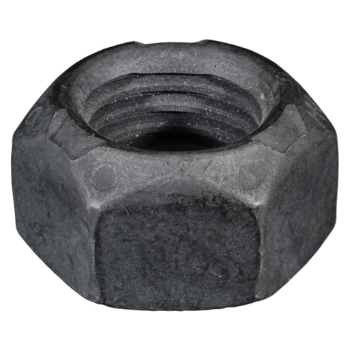 1"-8 Black Phosphate Grade 2 Steel Coarse Thread Lock Nuts