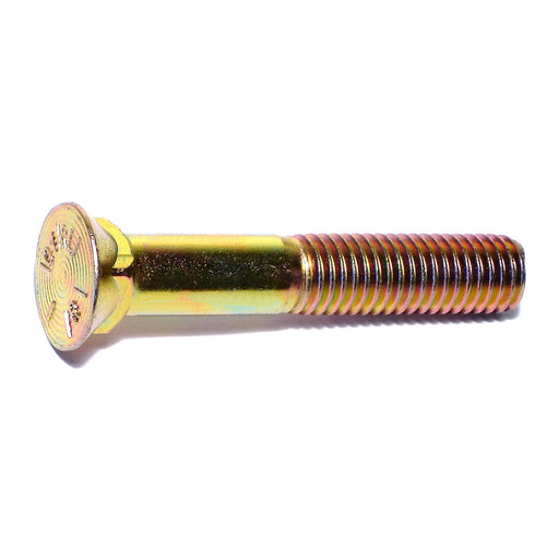 1/2"-13 x 3" Zinc Plated Grade 8 Steel Coarse Thread Repair Head Plow Bolts