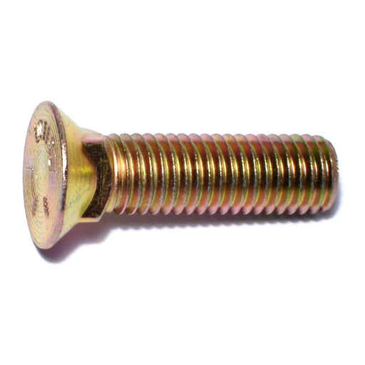 5/8"-11 x 2-1/4" Zinc Plated Grade 8 Steel Coarse Thread Regular Head Plow Bolts