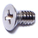 #10-24 x 3/8" 18-8 Stainless Steel Coarse Thread Phillips Flat Head Machine Screws