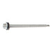 #10-14 x 3" Silver Ruspert Coated Steel Hex Washer Head Pole Barn Self-Drilling Screws