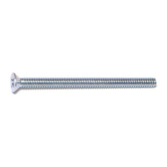 #6-32 x 2" Zinc Plated Steel Coarse Thread Phillips Flat Head Machine Screws