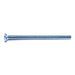 #8-32 x 3" Zinc Plated Steel Coarse Thread Phillips Flat Head Machine Screws