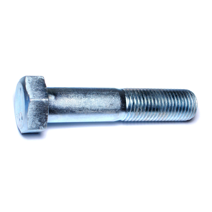 1-1/4" x 6" Zinc Plated Grade 5 Steel Coarse Thread Hex Cap Screws