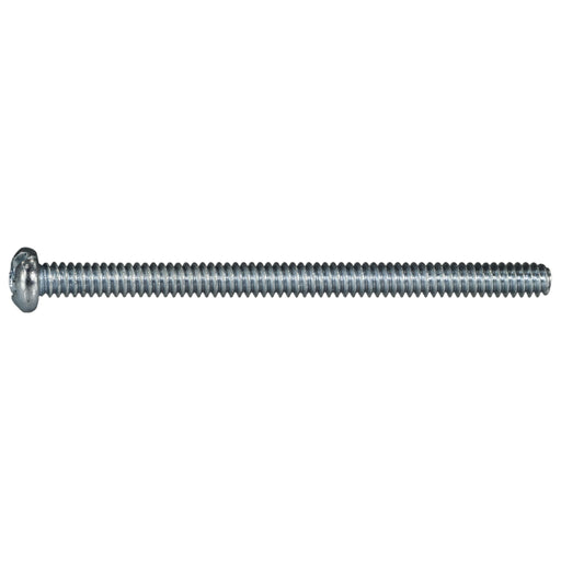 #6-32 x 2" Zinc Plated Steel Coarse Thread Combo Round Head Machine Screws