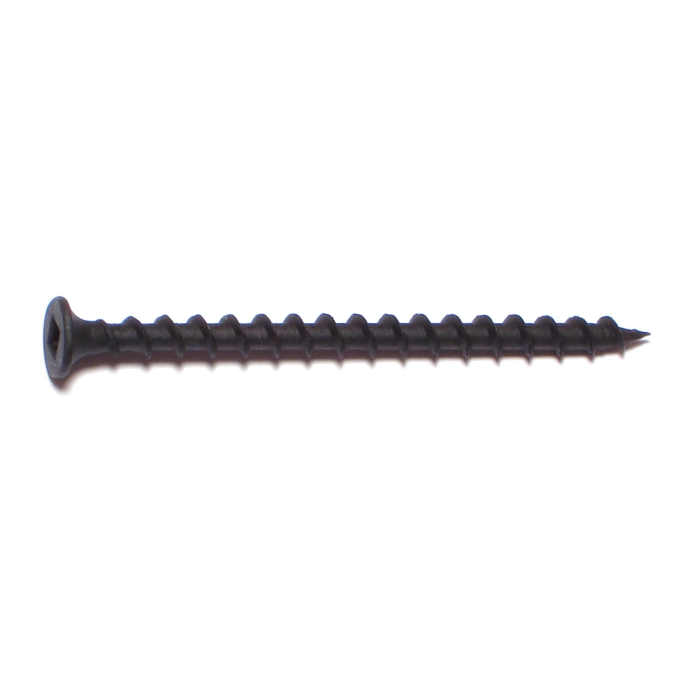#8 x 2-1/2" Black Phosphate Steel Coarse Thread Square Drive Bugle Head Drywall Screws