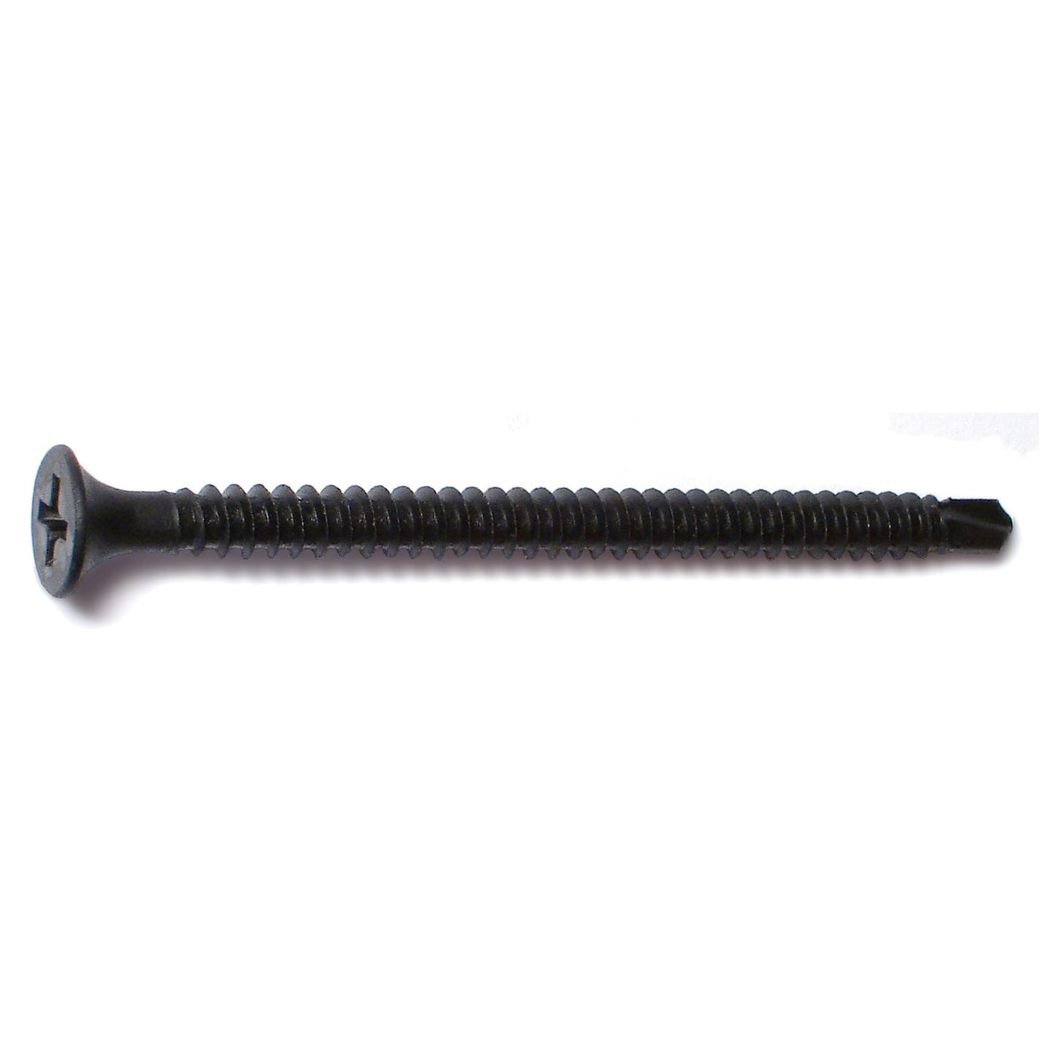 #8-18 x 2-3/8" Black Phosphate Steel Phillips Bugle Head Self-Drilling Screws