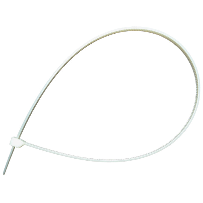 21" Natural Nylon Plastic Cable Ties