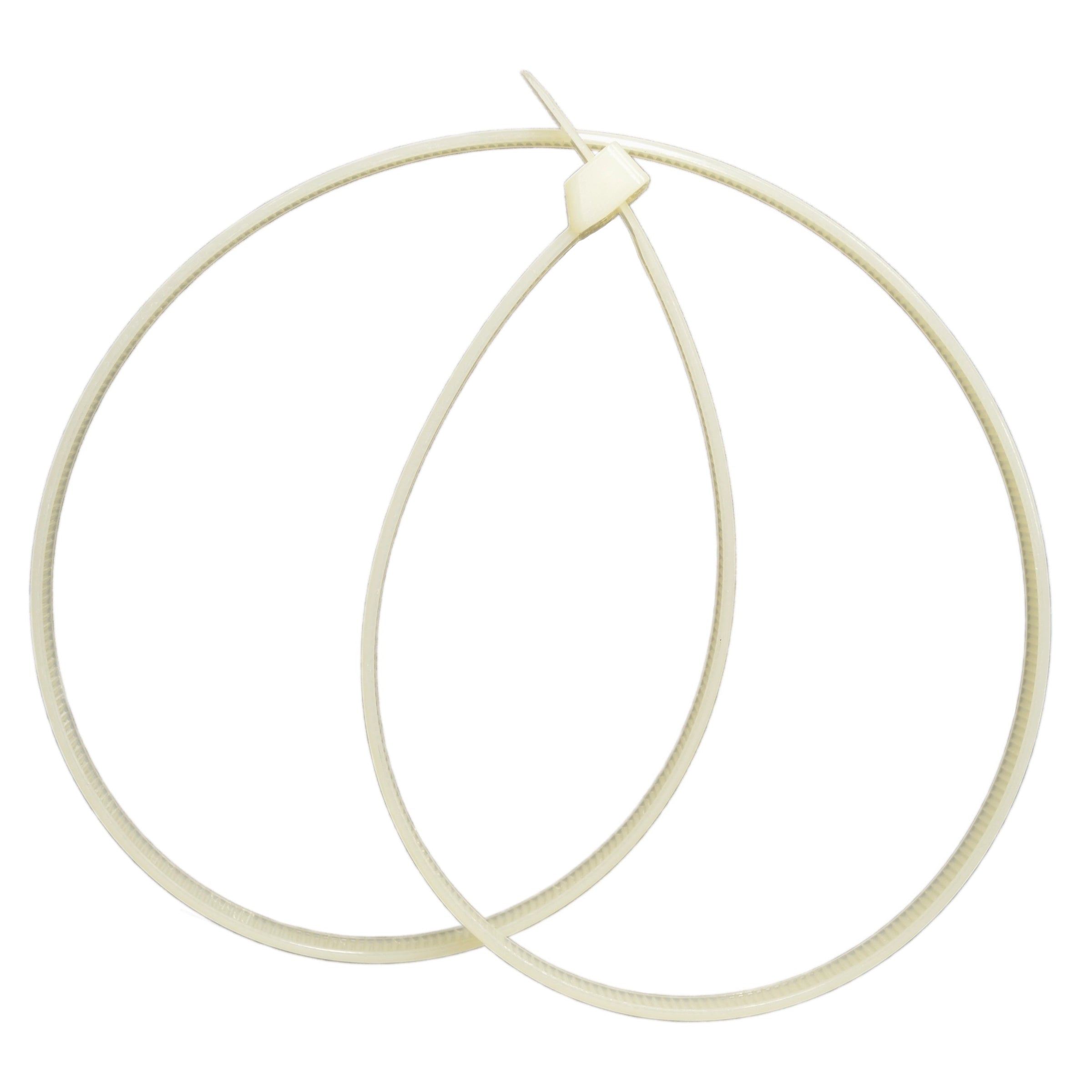 30" Natural Nylon Plastic Cable Ties