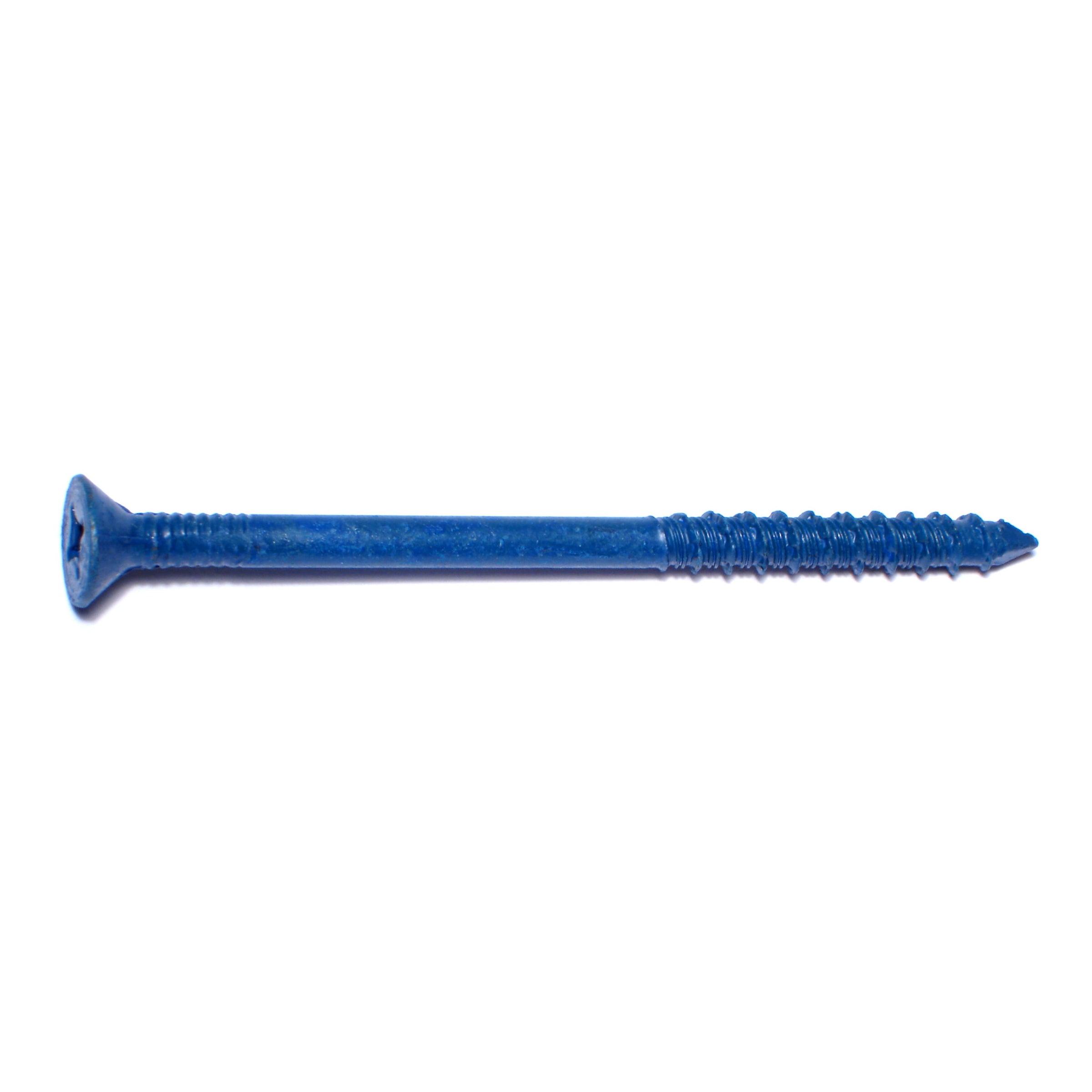 1/4" x 3-3/4" Climaseal Coated Steel Phillips Flat Head Masonry Screws