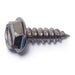 #6 x 1/2" 18-8 Stainless Steel Slotted Hex Washer Head Sheet Metal Screws