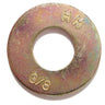 3/8" x 7/16" x 1" Zinc Plated Grade 8 Steel USS Flat Washers