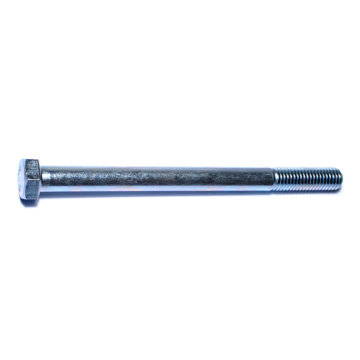 1/2"-13 x 6-1/2" Zinc Plated Grade 5 Steel Coarse Thread Hex Cap Screws