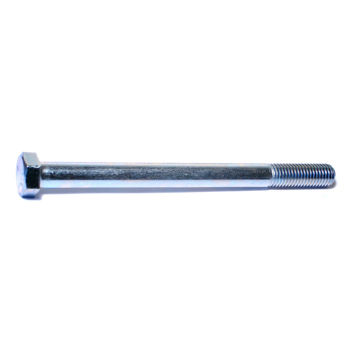 5/8"-11 x 8" Zinc Plated Grade 5 Steel Coarse Thread Hex Cap Screws