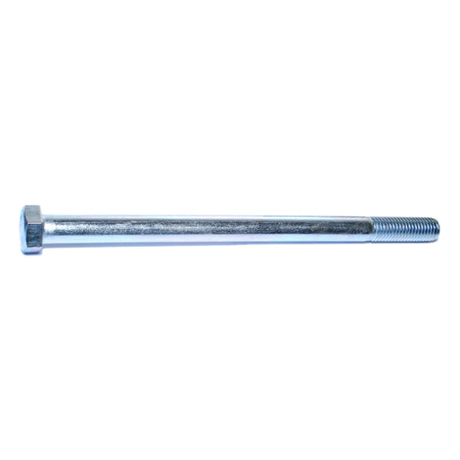 5/8"-11 x 10" Zinc Plated Grade 5 Steel Coarse Thread Hex Cap Screws