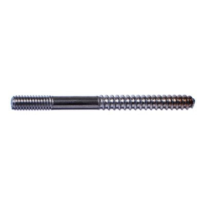1/4"-20 x 3-1/2" Plain Steel Coarse Thread Hanger Bolts