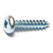 #6 x 5/8" Zinc Plated Steel Square Drive Pan Head Sheet Metal Screws